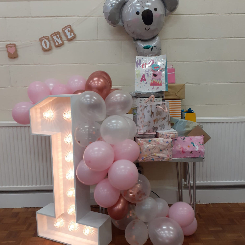 4ft LED Light Up Number 1