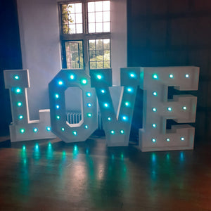 4ft LED LOVE Letters