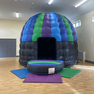 1 x Bounce 'n' Slide & 1 x Disco Dome Bouncy Castle Package