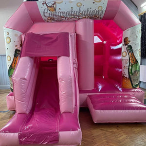 Pink Bounce 'n' Slide Congratulations Themed