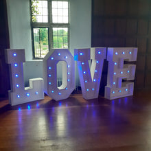 Load image into Gallery viewer, 4ft LED LOVE Letters
