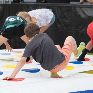 4x Sumo Suits & Giant Twister Inflatable Game, Battle It Out Package