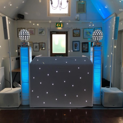 DJ & White Disco Setup