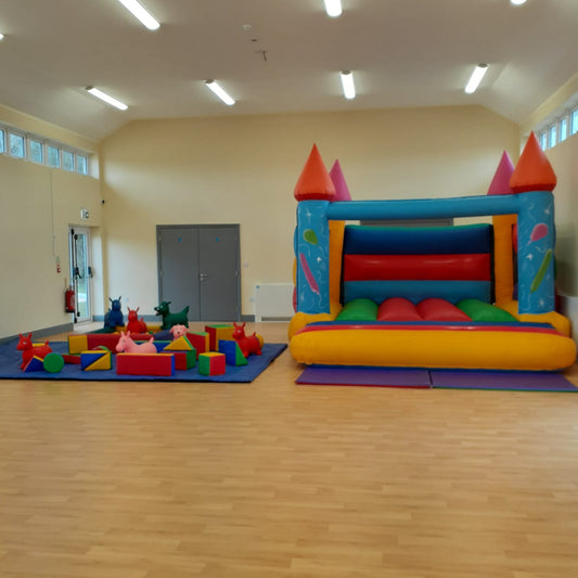 Multicoloured Bouncy Castle, Ball Pool & Soft Play Package