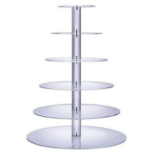 Acrylic Six Tier Cupcake Stand