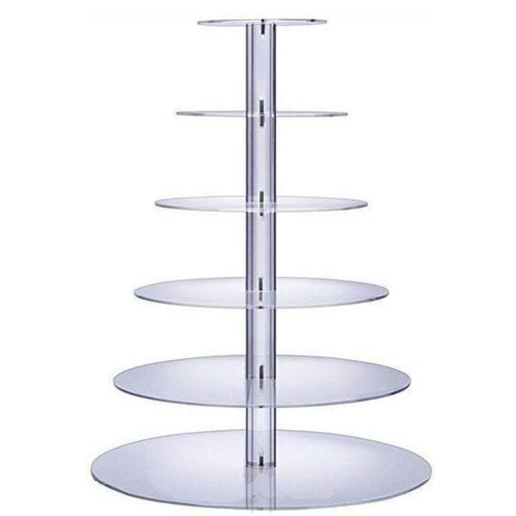 Acrylic Six Tier Cupcake Stand